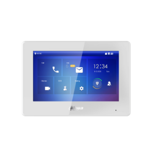 VTH5422HW  Indoor Monitor
 7-inch Touch Screen IP & 2-wire PoE Dahua
