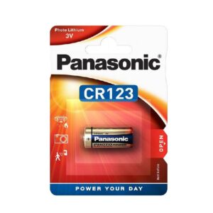 CR123A 3V ΜΠΑΤΑΡΙΑ ΛΙΘΙΟΥ PANASONIC