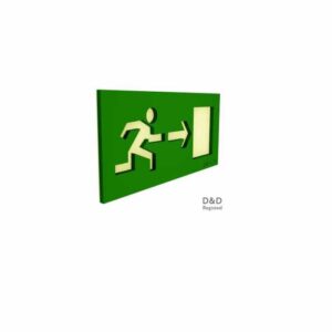 3D ΠΙΝΑΚΙΔΑ EXIT RIGHT