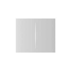 AJAX CENTERBUTTON WHITE 2-GANG VERTICAL
