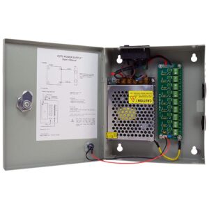 PD-PCS-5A 12V 9 ΕΞΟΔΩΝ ΤΡΟΦΟΔΟΤΙΚΟ ΜΕ ΚΟΥΤΙ