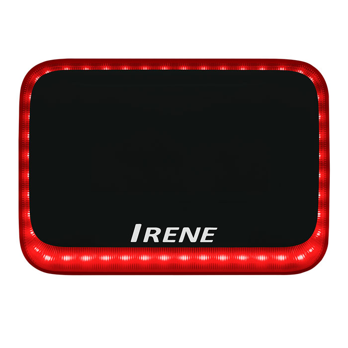 IRENE HORIZONTAL WIRELESS READY BLACK BODY/RED LED OUTDOOR SIREN