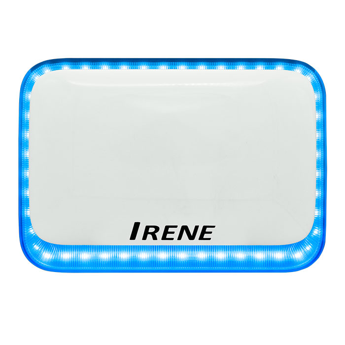 IRENE HORIZONTAL WHITE BODY/BLUE LED OUTDOOR SIREN
