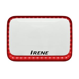 IRENE HORIZONTAL WIRELESS READY WHITE BODY/RED LED OUTDOOR SIREN