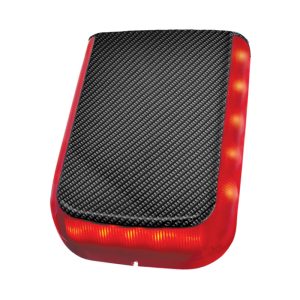 IRENE VERTICAL CARBON BODY/RED LED OUTDOOR SIREN